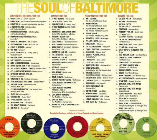 Soul of Baltimore: The Ru-Jac Records Story 1963-1980 cover art