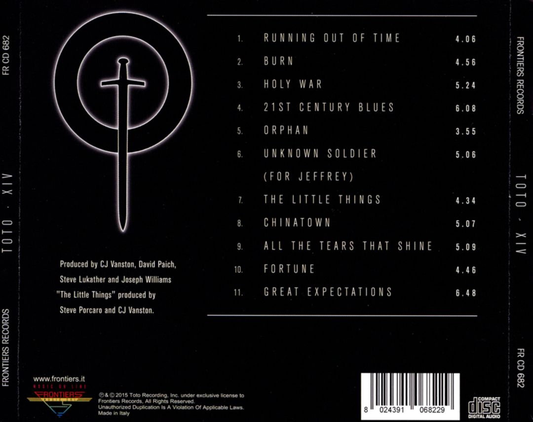 Toto XIV cover art