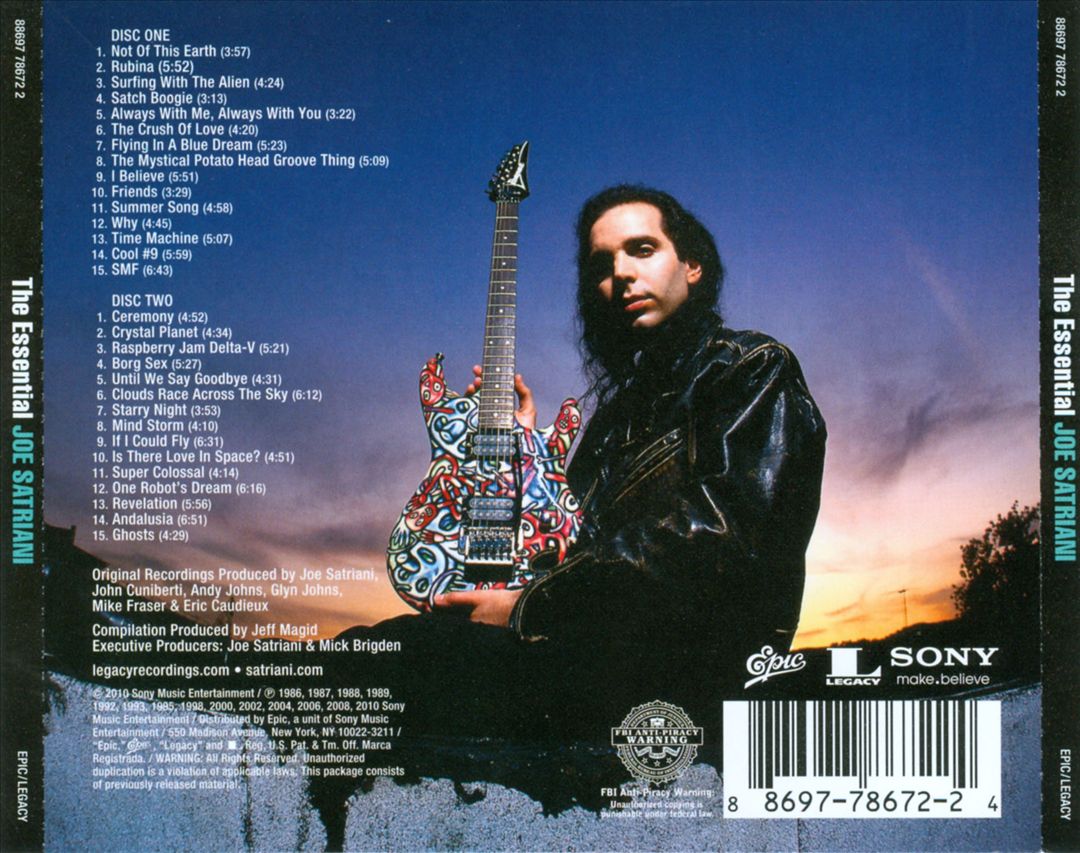 Essential Joe Satriani cover art