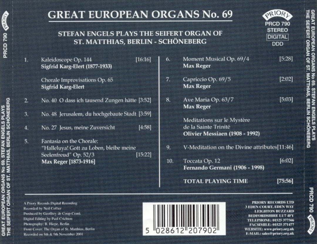Great European Organs No. 69 cover art
