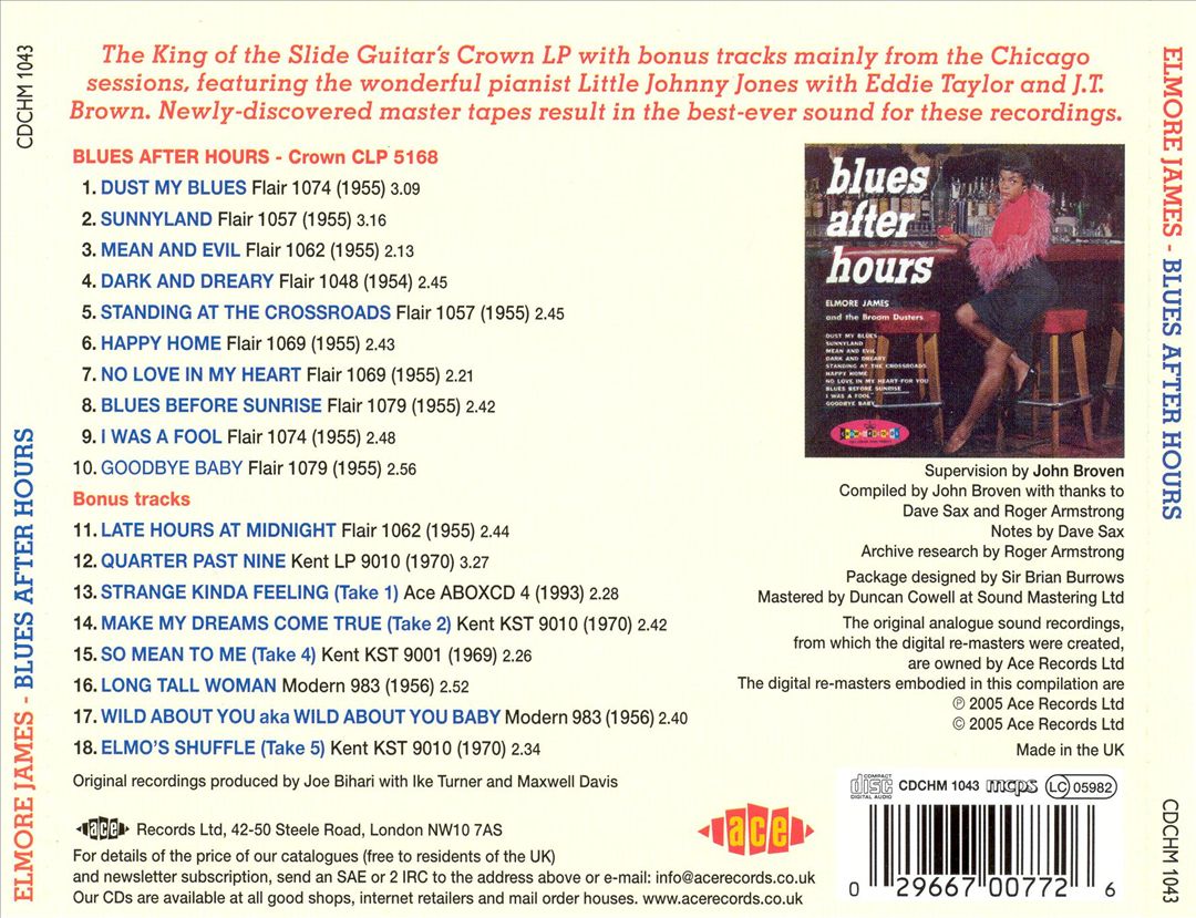 Blues After Hours cover art