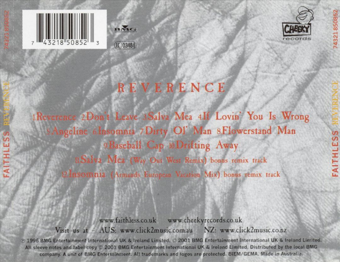 Reverence [UK Bonus Tracks] cover art