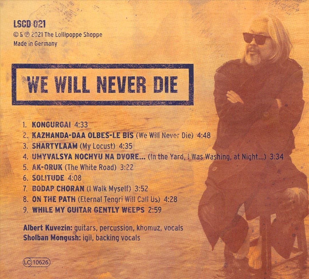 We Will Never Die cover art