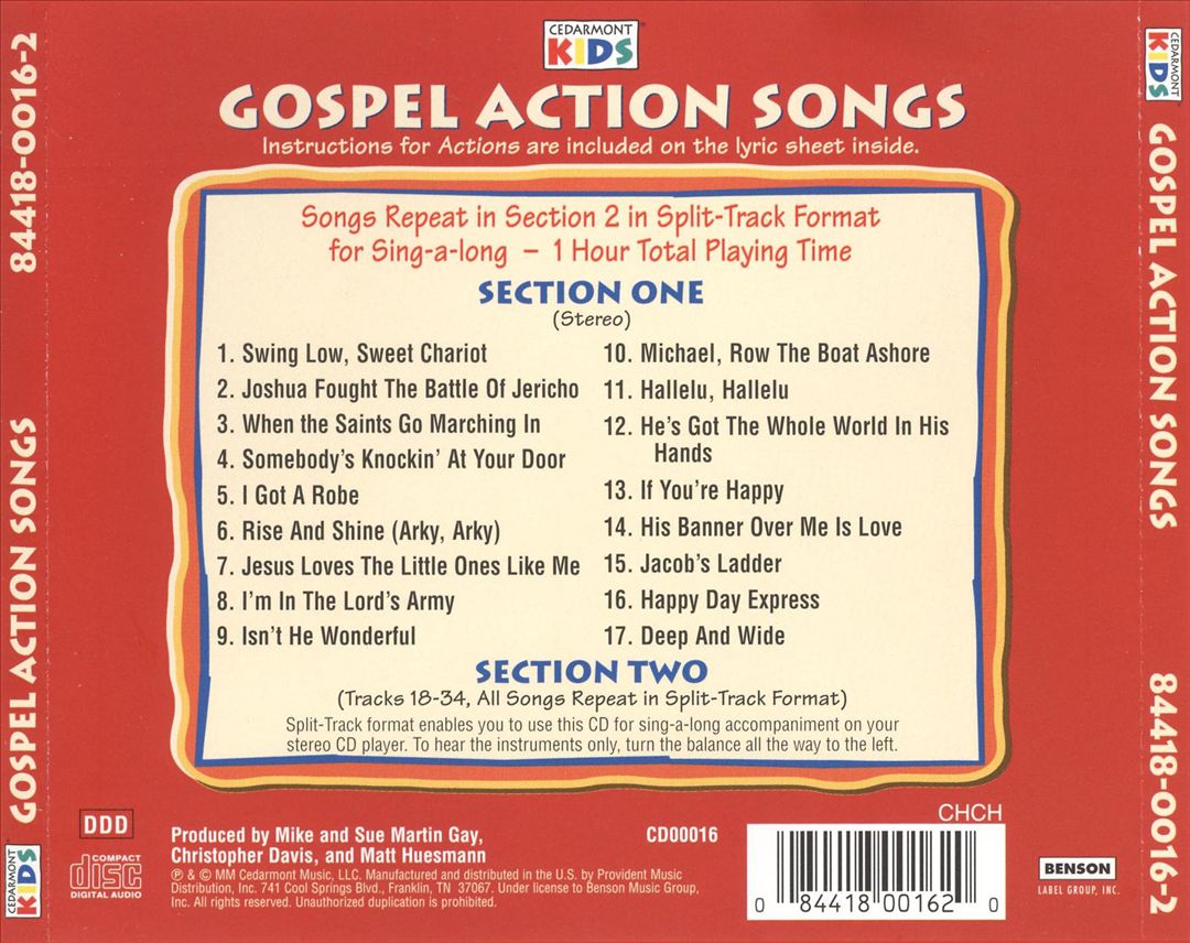 Gospel Action Songs cover art