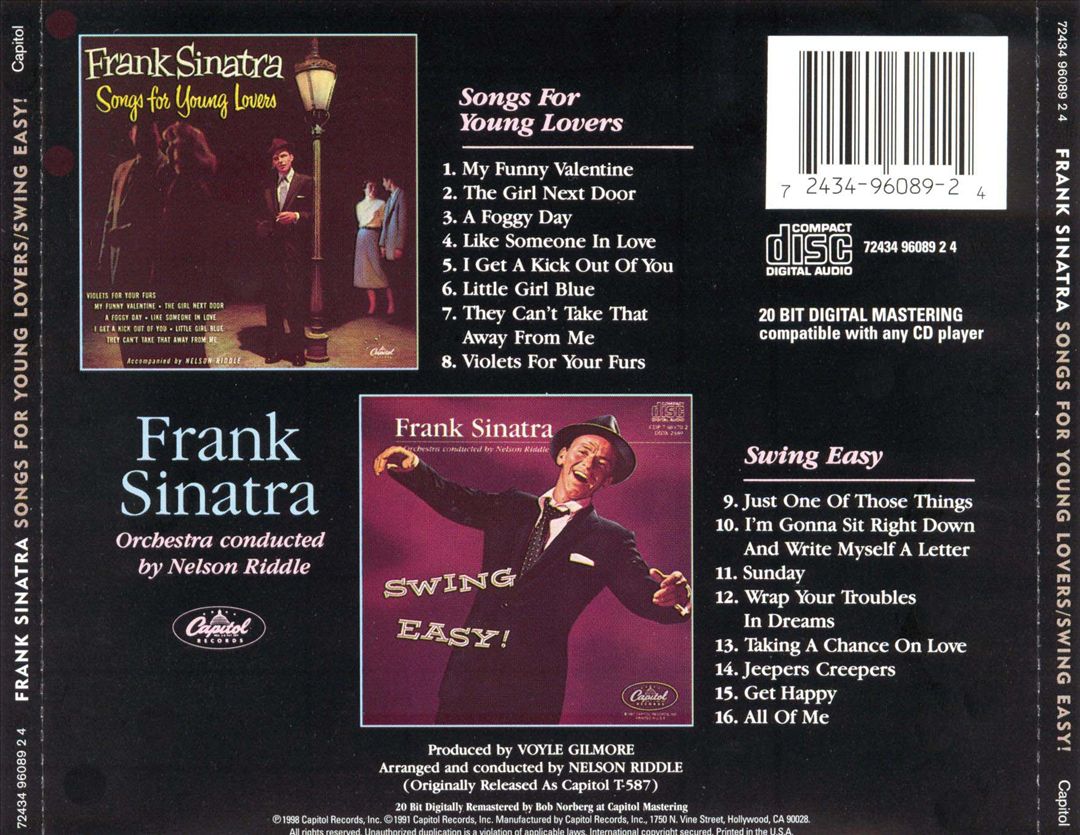 Songs for Young Lovers & Swing Easy cover art