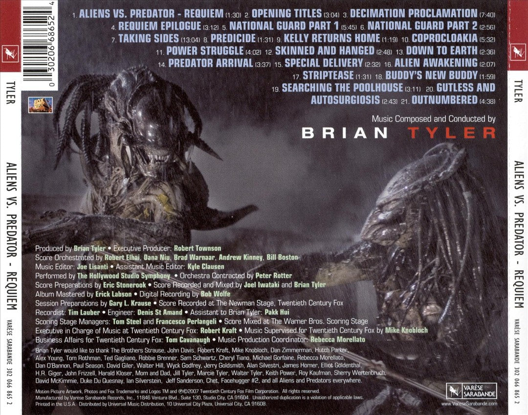 Aliens Vs. Predator: Requiem [Original Motion Picture Soundtrack] cover art