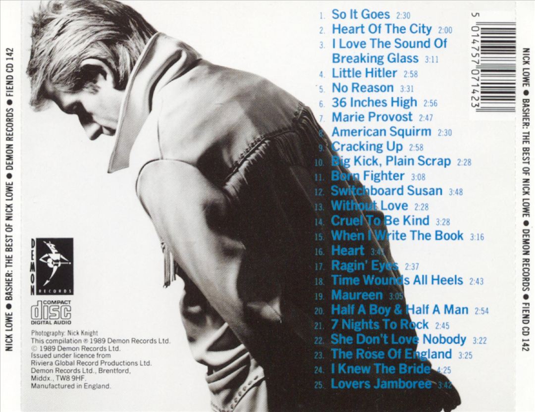 Basher: The Best of Nick Lowe cover art
