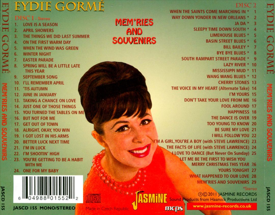 Mem'ries & Souvenirs cover art
