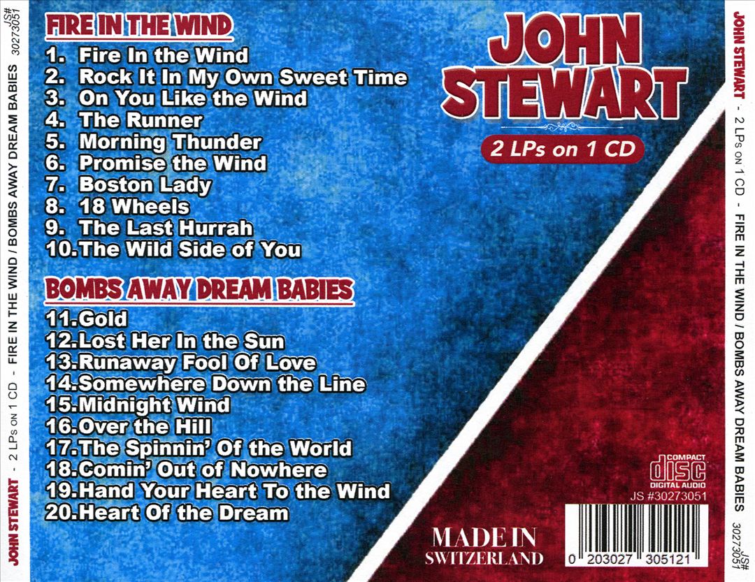 Fire in the Wind/Bombs Away Dream Babies cover art