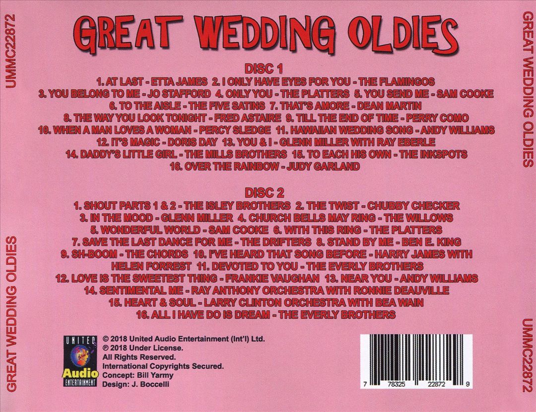 Great Wedding Oldies cover art