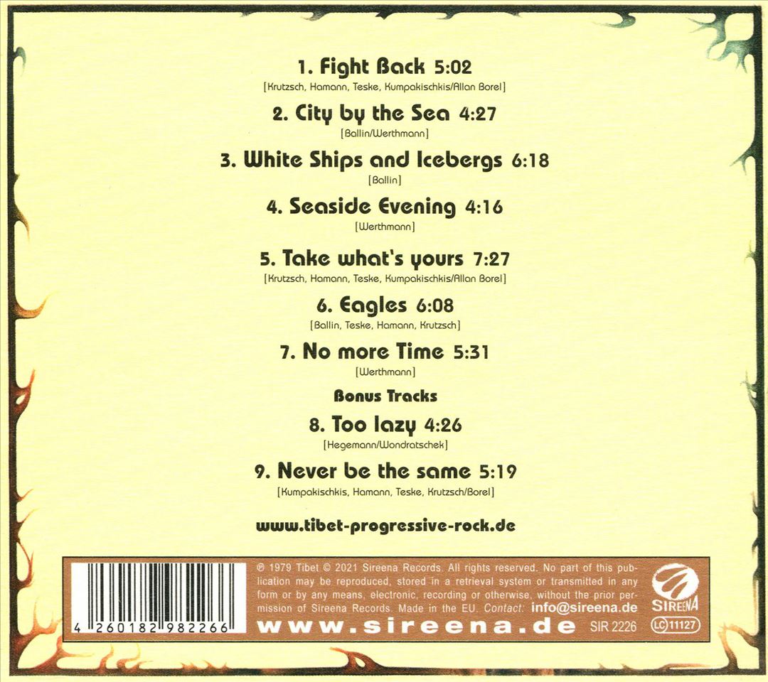 Tibet cover art