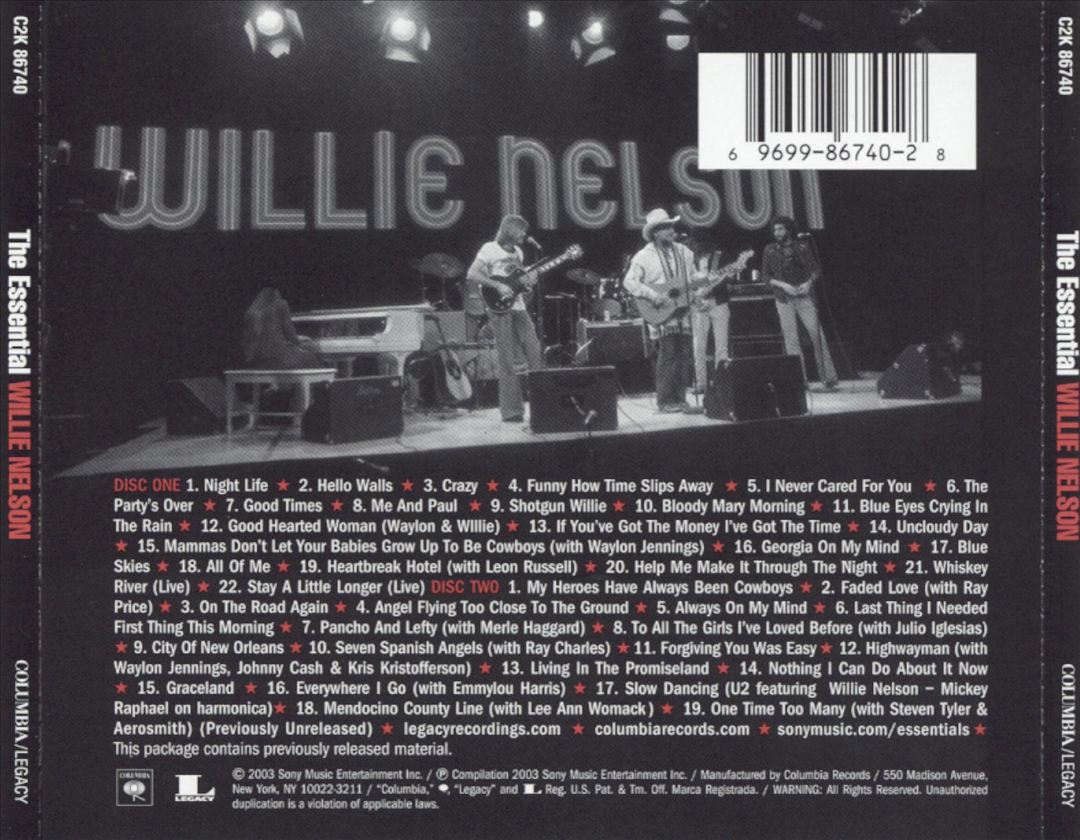 Essential Willie Nelson [Columbia] cover art