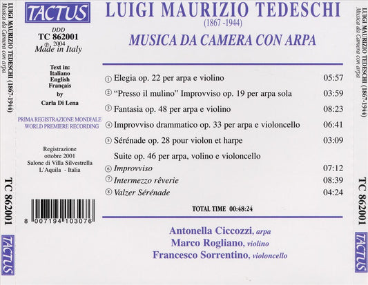 Luigi Maurizio Tedeschi: Musica da Camera con Arpa cover art