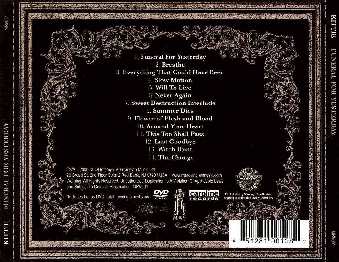 Funeral for Yesterday [Bonus DVD] cover art