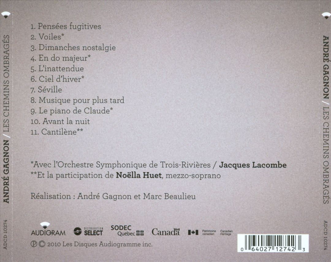 Chemins Ombragés cover art