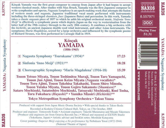 Kósçak Yamada: Naguta Symphony; Inno Meiji; Maria Magdalena cover art