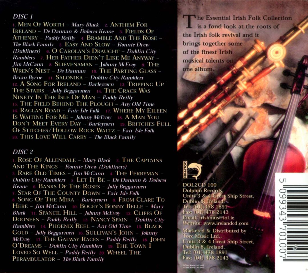 Essential Irish Folk Collection cover art
