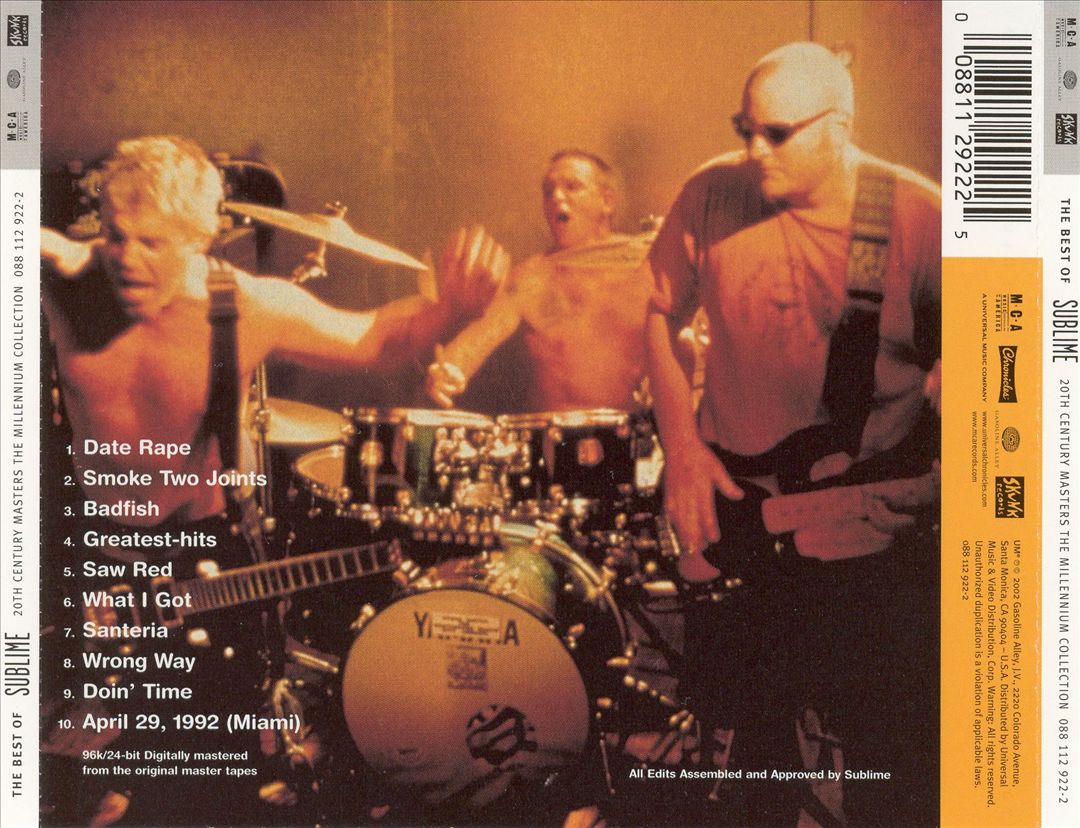 20th Century Masters - The Millennium Collection: The Best of Sublime cover art