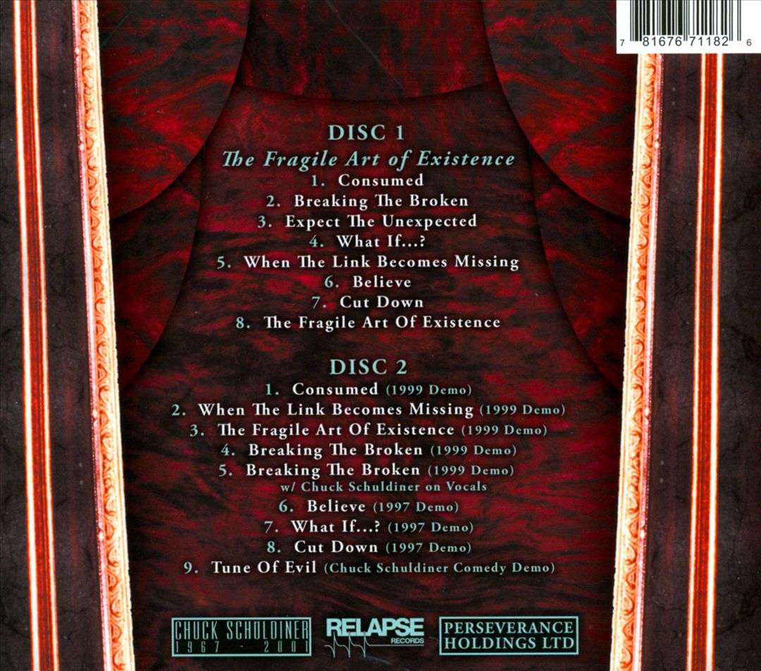 Fragile Art of Existence cover art