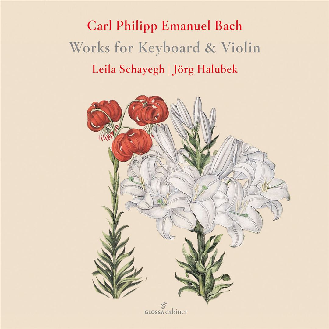 Carl Philipp Emanuel Bach: Works for Keyboard & Violin cover art