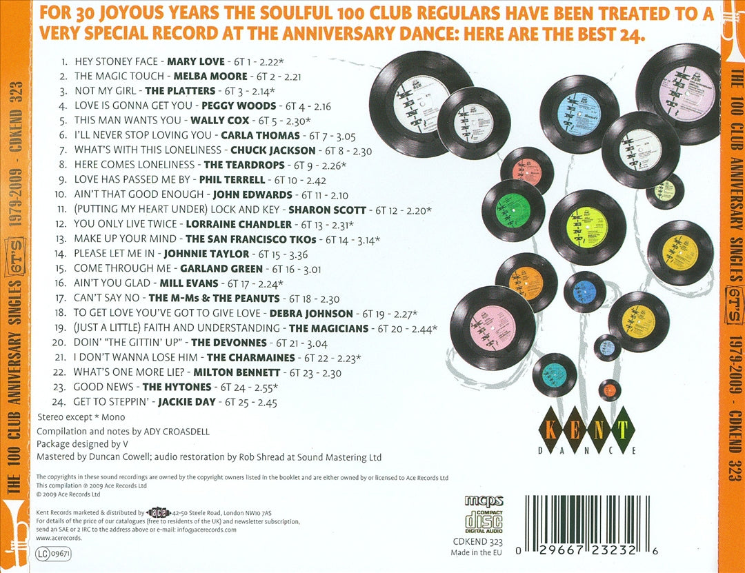 100 Club Anniversary Singles 6TS 1979-2009 cover art