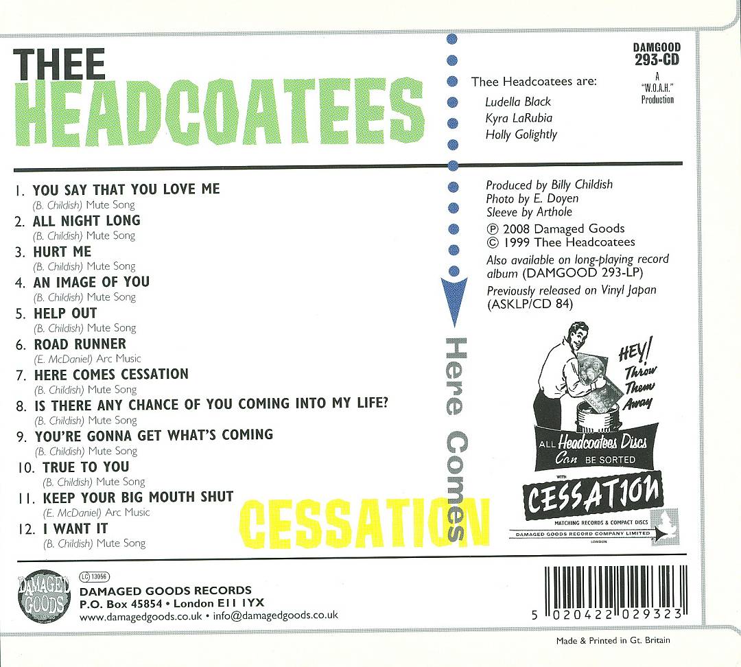 Here Comes Cessation cover art