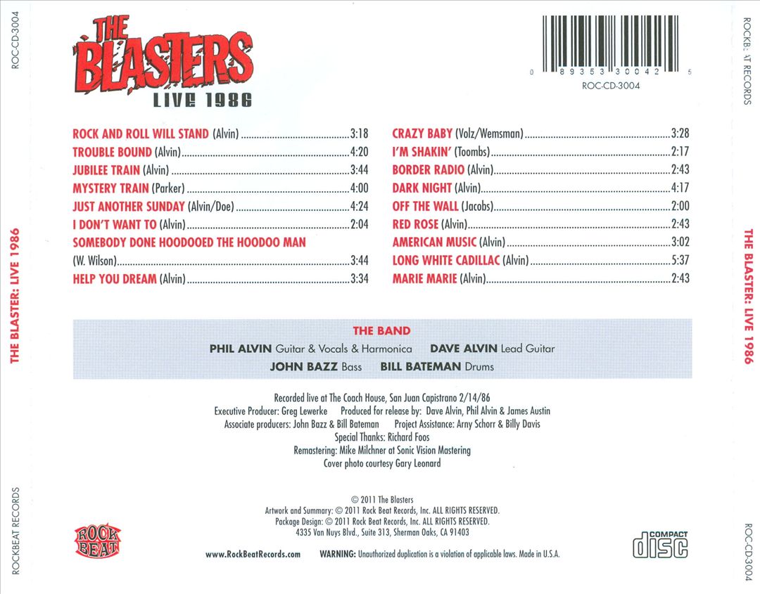 Live 1986 cover art