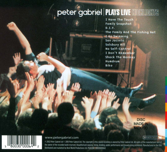 Plays Live cover art