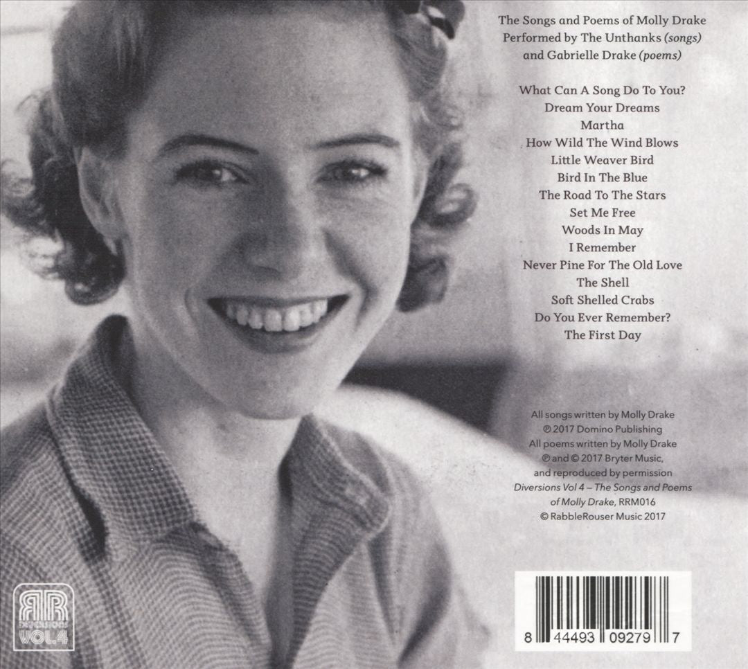 Diversions, Vol. 4: The Songs and Poems of Molly Drake cover art