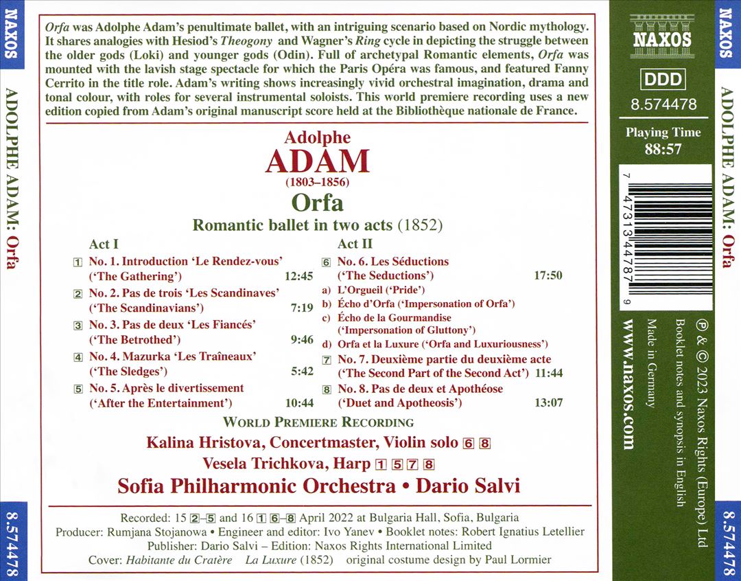 Adam: Orfa cover art