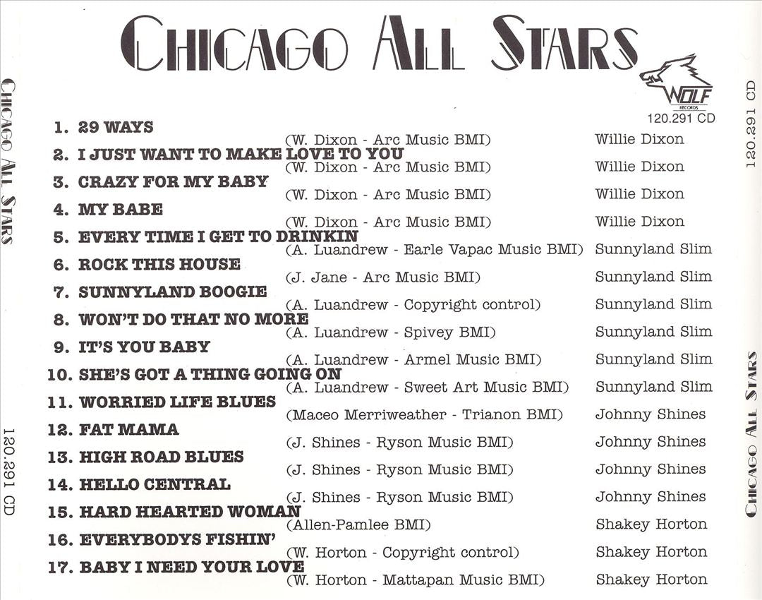 Chicago All Stars [Wolf] cover art
