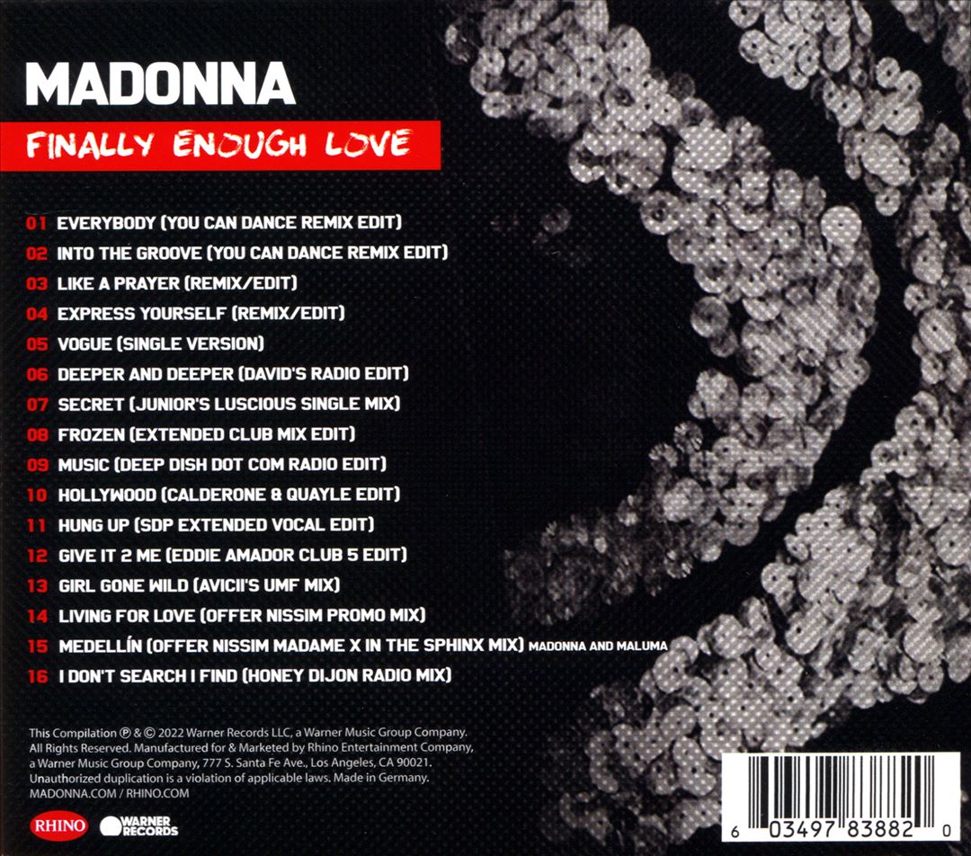Finally Enough Love cover art