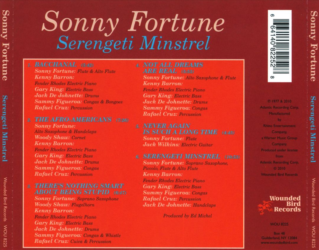 Serengeti Minstrel cover art