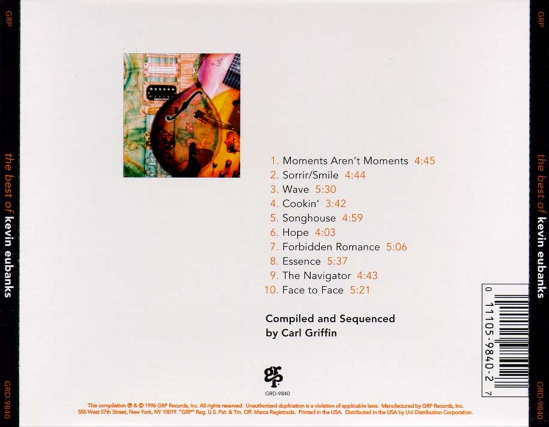 Best of Kevin Eubanks cover art
