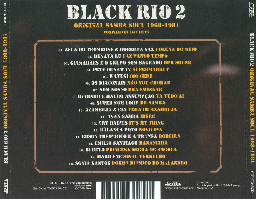 Black Rio, Vol. 2: Original Samba Soul 1968-1981 cover art