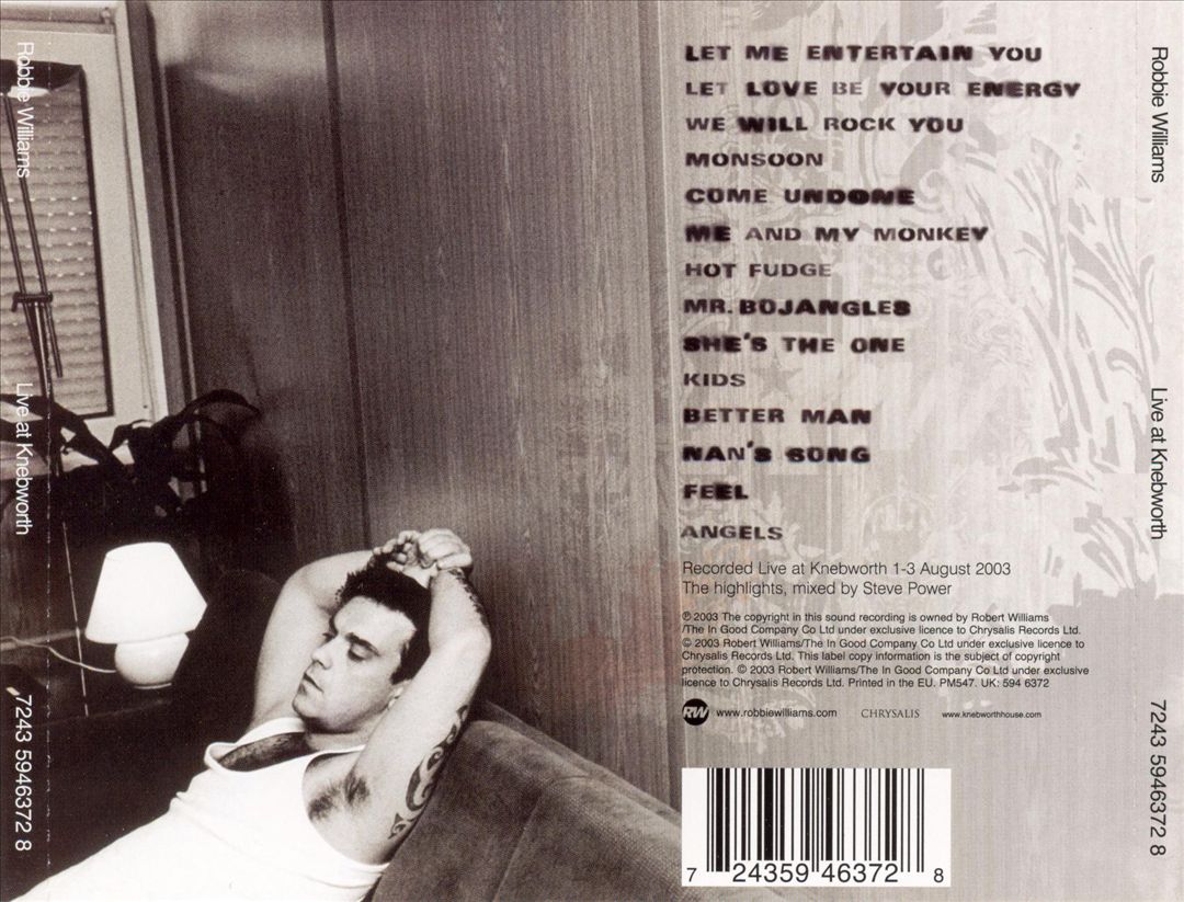 Live From Knebworth (UK Version) cover art