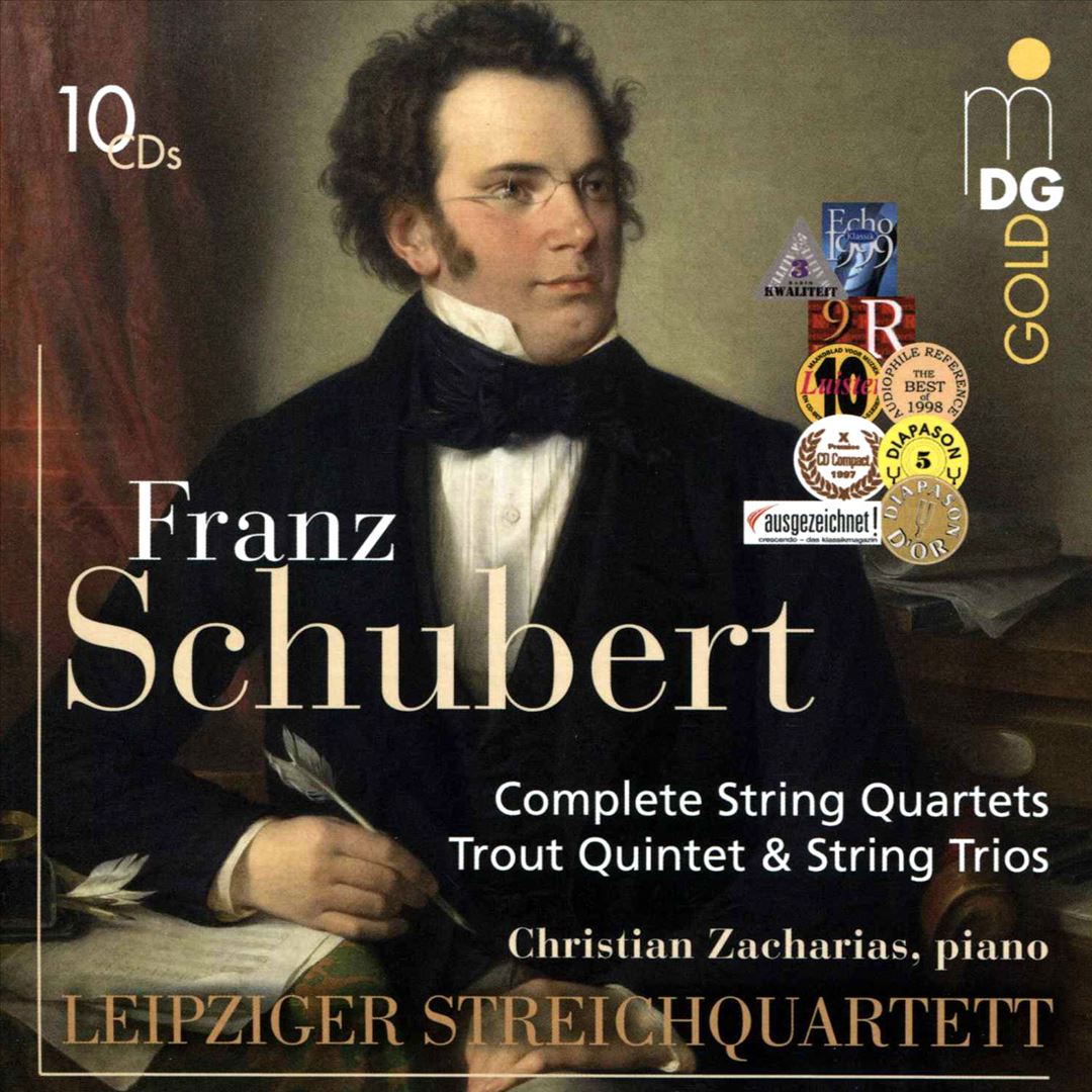 Franz Schubert: Complete String Quartets, Trout Quintet & String Trios cover art