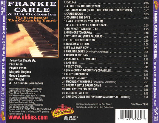 Very Best of the Columbia Years cover art