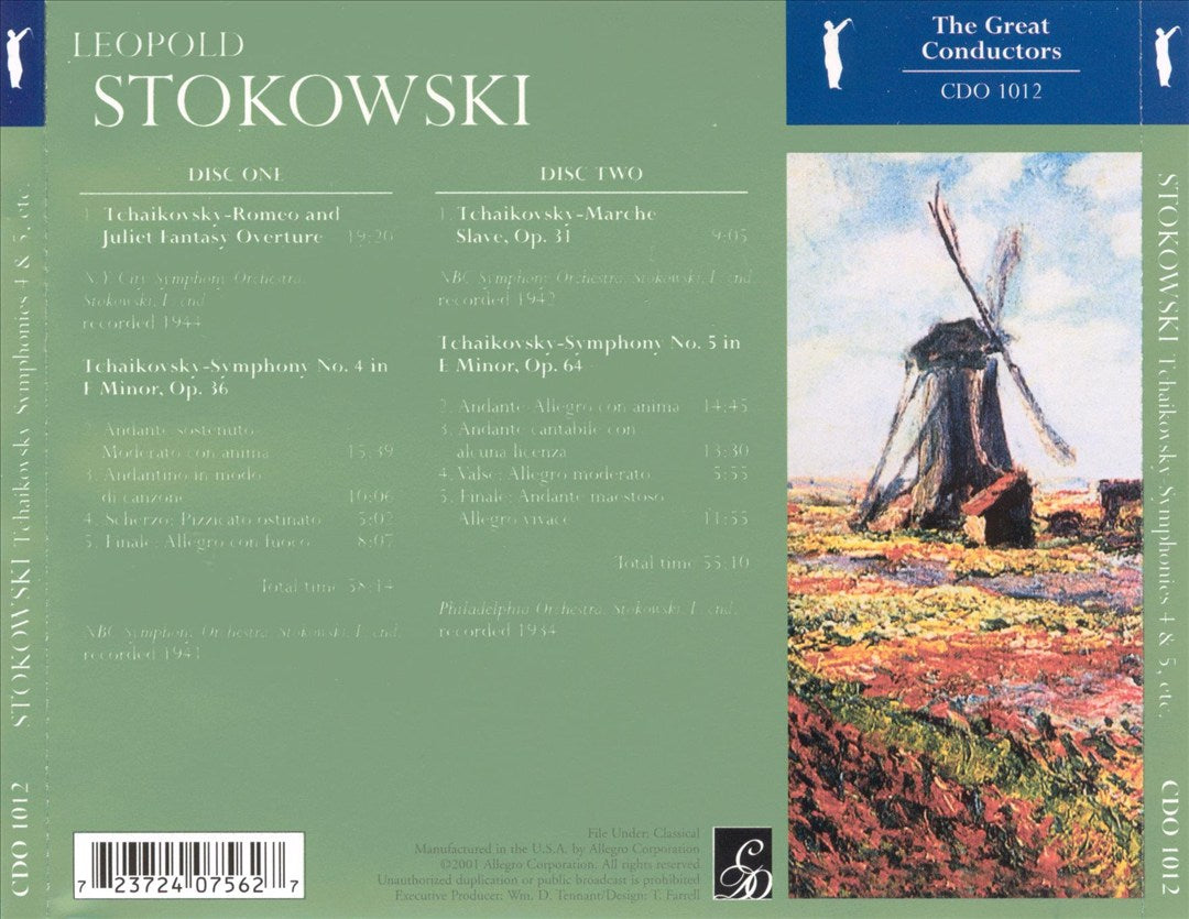 Stokowski Conducts Tchaikovsky Symphonies cover art