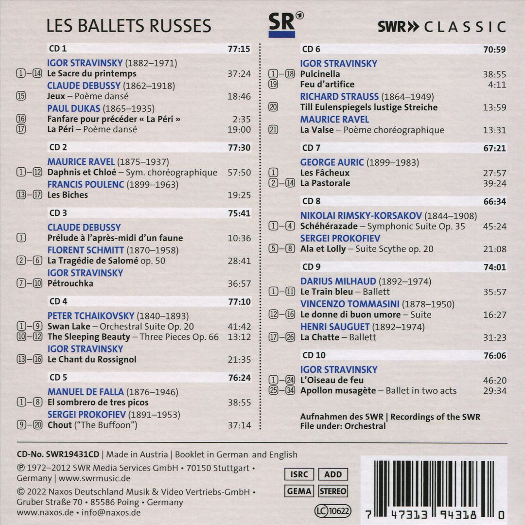 Ballets Russes cover art