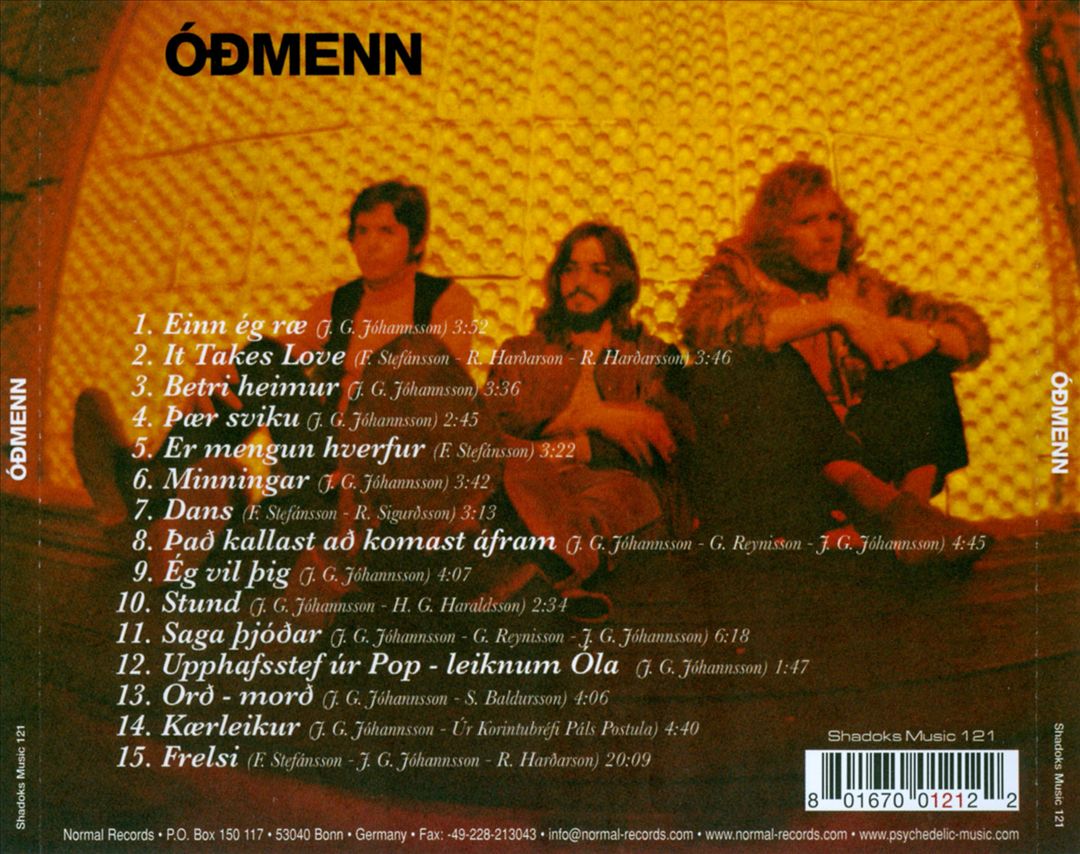 Óðmenn cover art