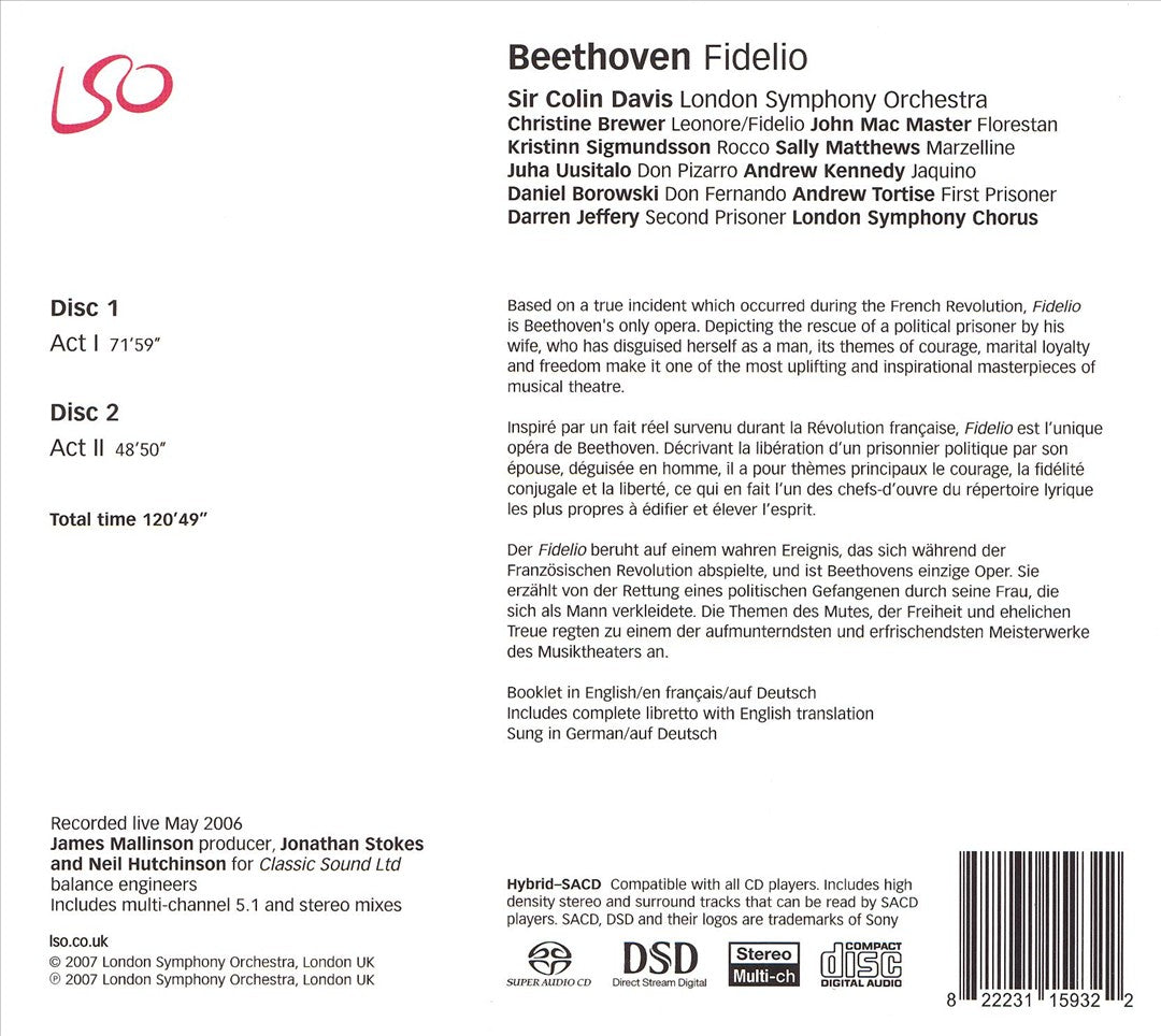 Beethoven: Fidelio cover art