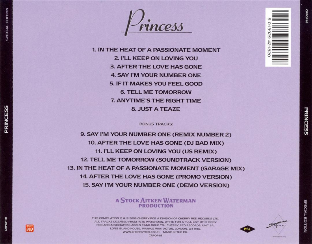 Princess cover art
