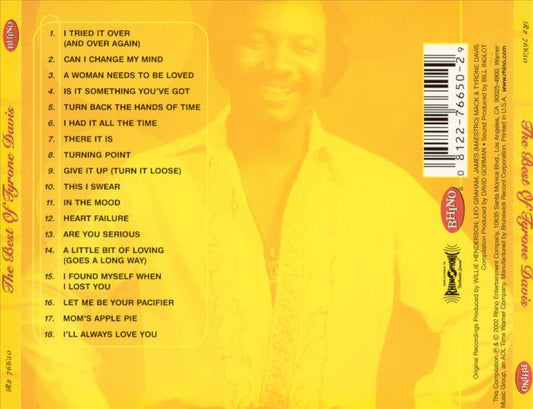 Best of Tyrone Davis [2002] cover art