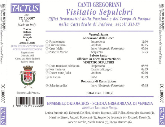 Canti Gregoriani: Visitatio Sepulchri cover art