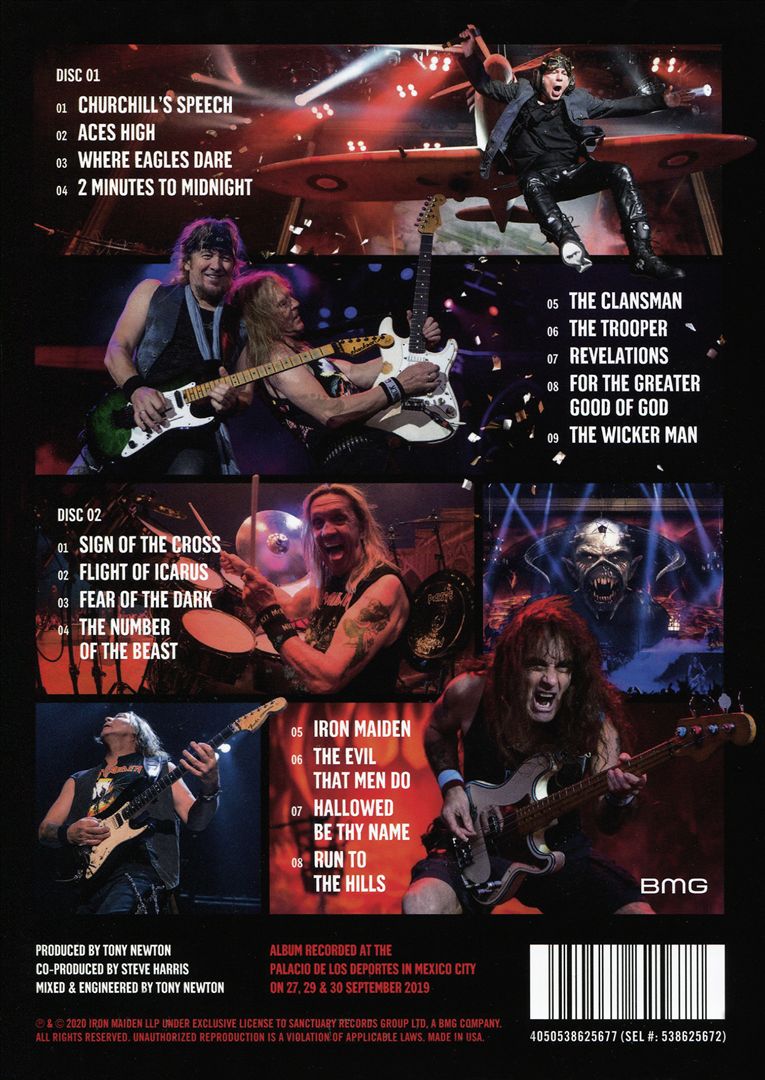 Nights of the Dead, Legacy of the Beast: Live in Mexico City cover art