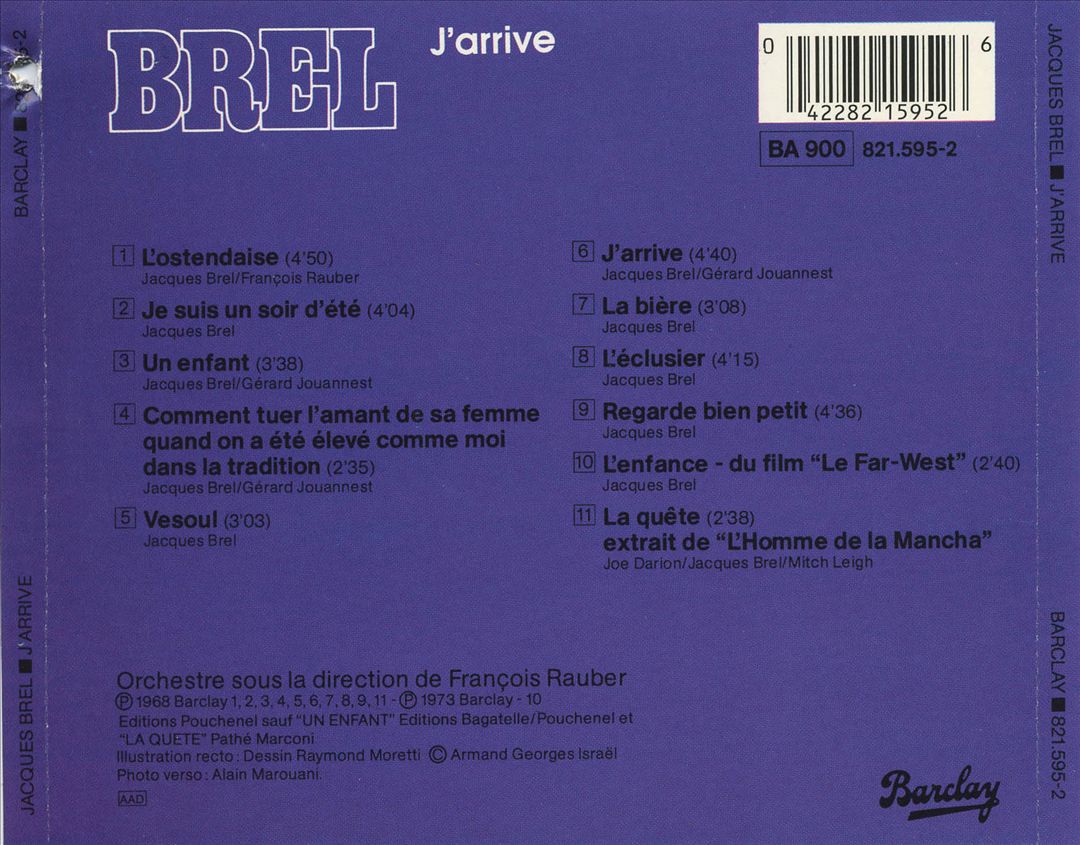 J'Arrive cover art