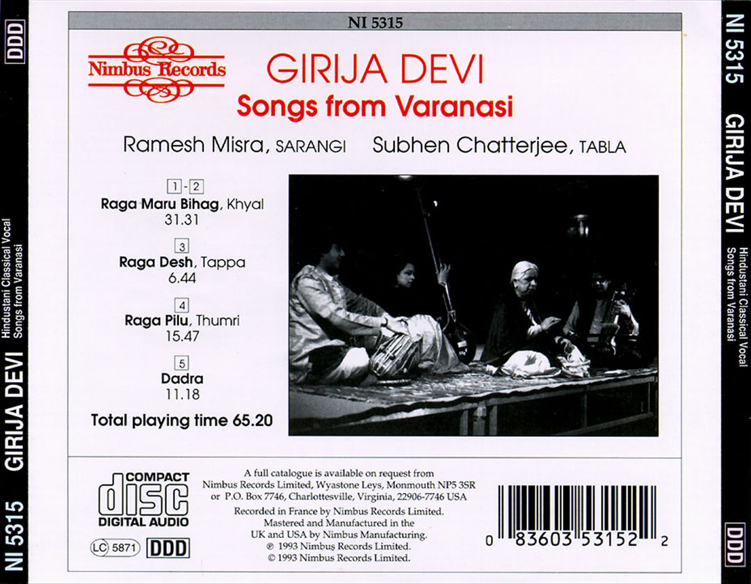 Songs from Varanasi cover art