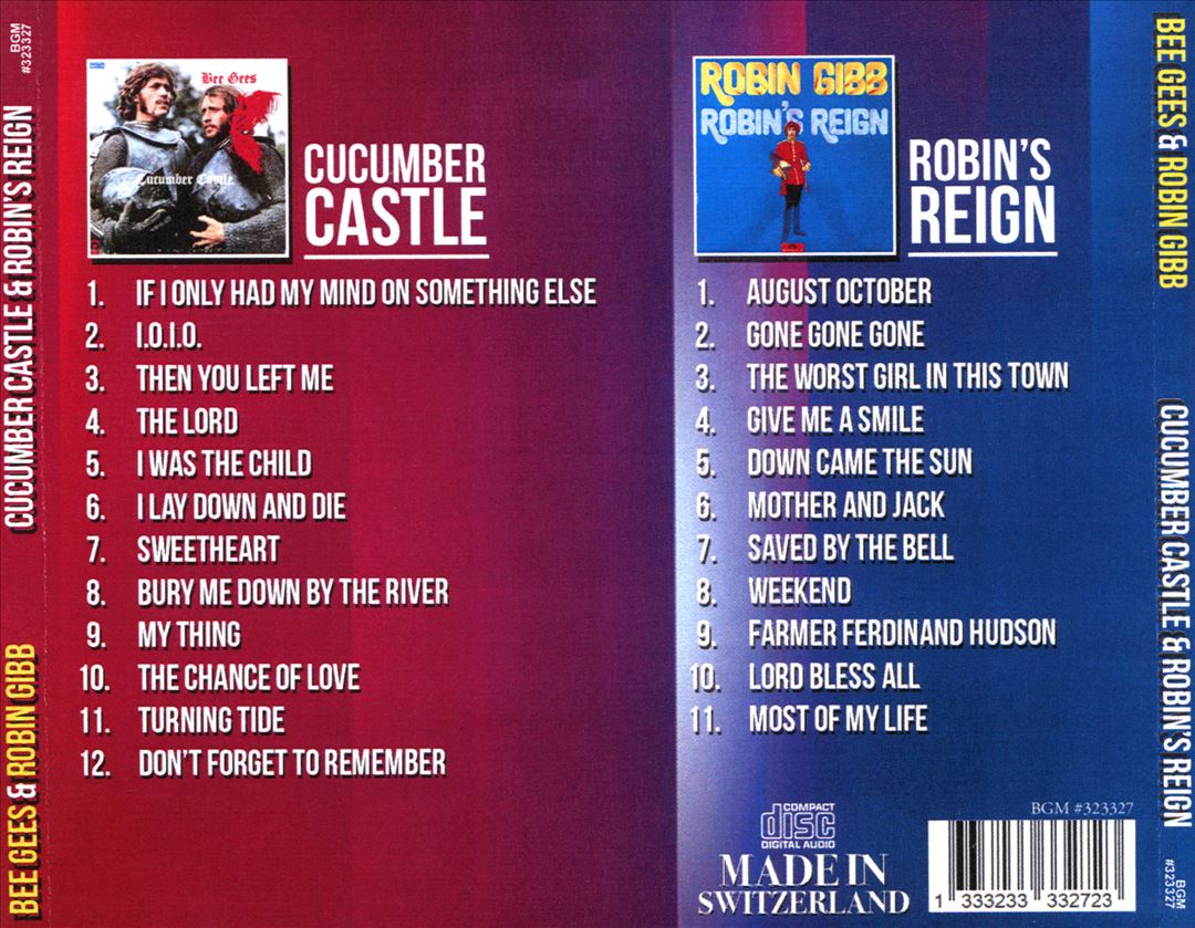 Cucumber Castle/Robin's Reign cover art