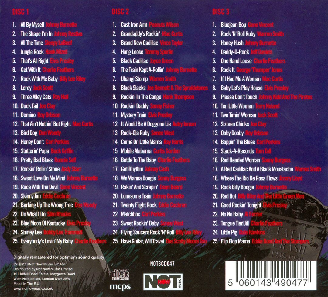 Rockabilly's Gravest Hits: 75 Hard Hitting Classics cover art